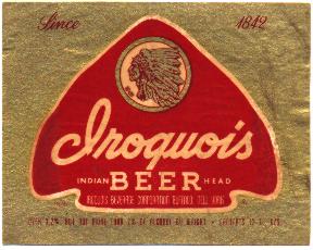 Details about   IROQUOISE BREWING INDIAN HEAD OVAL BEER LABEL T SHIRT SIZES SMALL-XXXLARGE 